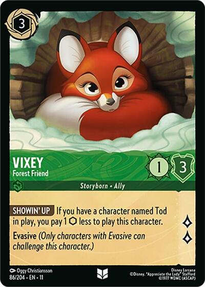 Vixey - Forest Friend (Winterspell) Near Mint Cold Foil