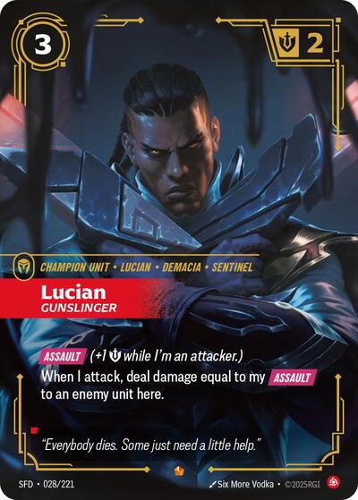 Lucian Gunslinger (Spiritforged) Near Mint Foil
