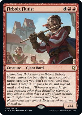 Firbolg Flutist (Commander Legends: Battle for Baldur's Gate) Near Mint Foil