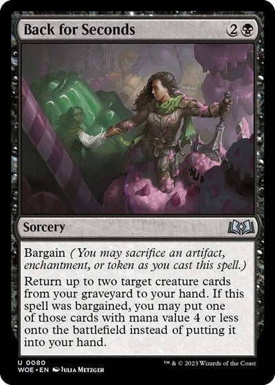 Back for Seconds (Wilds of Eldraine) Near Mint Foil