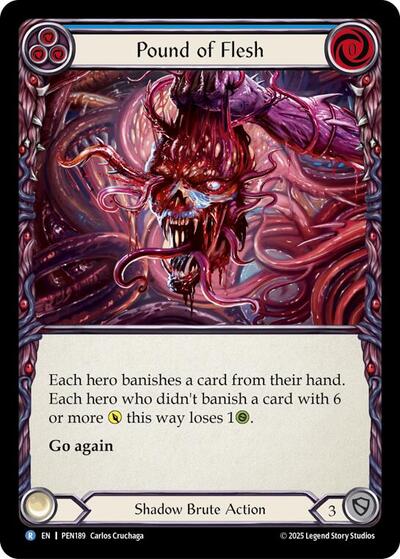 Pound Of Flesh (Blue) (Compendium of Rathe) Near Mint Foil
