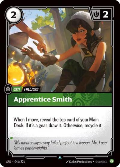 Apprentice Smith (Spiritforged) Near Mint Foil