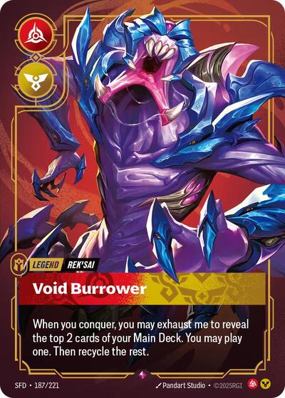 Rek'sai Void Burrower (Spiritforged) Near Mint Foil