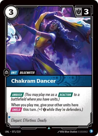 Chakram Dancer (Unleashed) Near Mint Foil