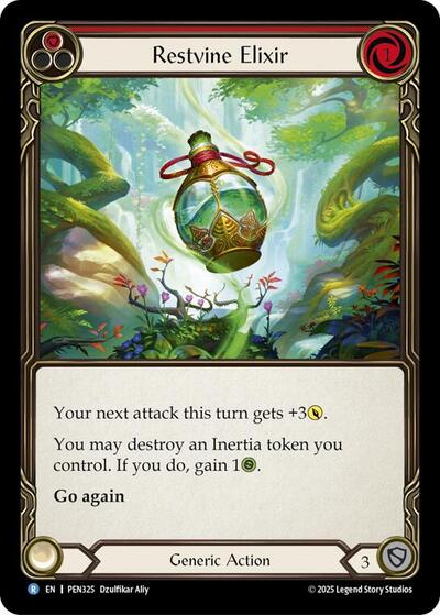 Restvine Elixir (Red) (Compendium of Rathe) Near Mint
