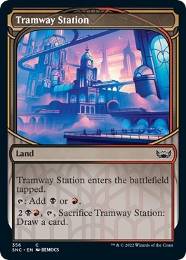 Tramway Station (Showcase) (Streets of New Capenna) Near Mint