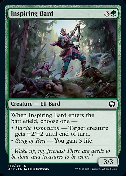 Inspiring Bard (Adventures in the Forgotten Realms) Near Mint
