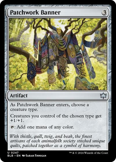 Patchwork Banner (Bloomburrow) Near Mint Foil