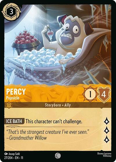 Percy - Pupsicle (Winterspell) Near Mint Cold Foil