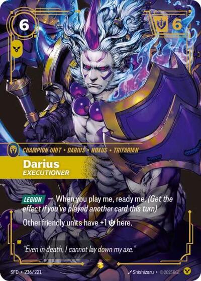 Darius Executioner (Overnumbered) (Spiritforged) Near Mint Foil