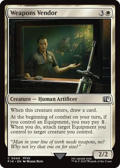 Weapons Vendor (Universes Beyond: FINAL FANTASY) Near Mint Foil