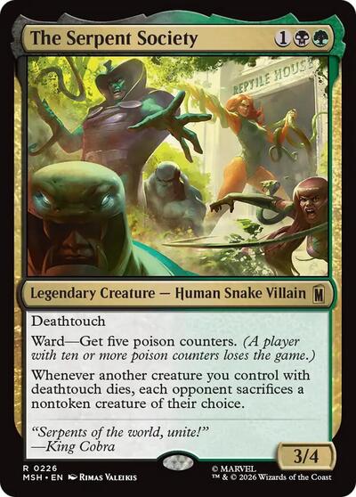 The Serpent Society (Marvel Super Heroes) Near Mint Foil