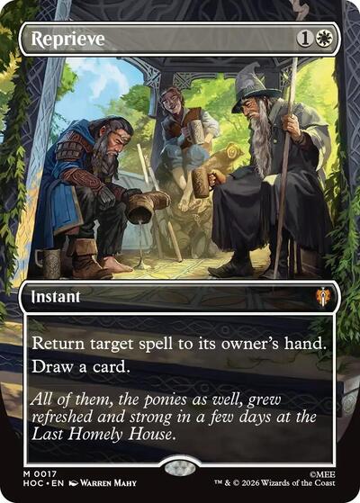 Reprieve (Borderless) (The Hobbit: Eternal-Legal) Near Mint Foil