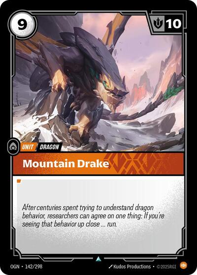 Mountain Drake (Origins) Near Mint Foil