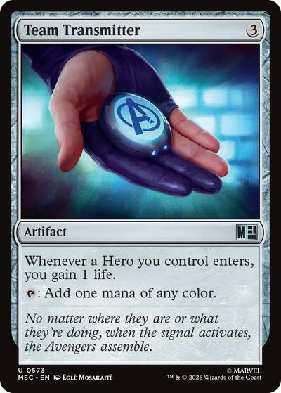 Team Transmitter (Commander: Marvel Super Heroes) Near Mint Foil