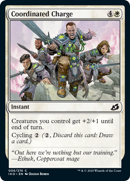 Coordinated Charge (Ikoria: Lair of Behemoths) Near Mint Foil