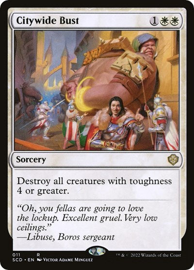 Citywide Bust (Commander 2022 Starter Decks) Near Mint