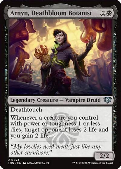 Arnyn, Deathbloom Botanist (Secrets of Strixhaven) Near Mint Foil