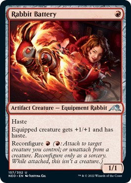 Rabbit Battery (Kamigawa: Neon Dynasty) Near Mint