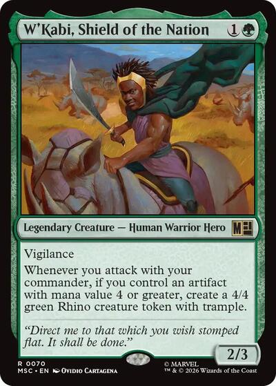 W'Kabi, Shield of the Nation (Commander: Marvel Super Heroes) Near Mint