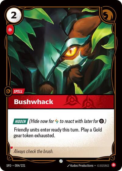 Bushwack (Spiritforged) Near Mint Foil