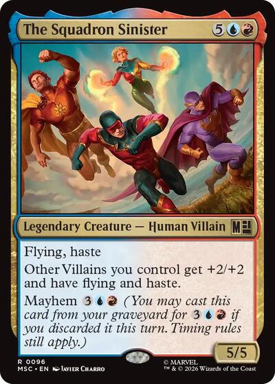 The Squadron Sinister (Surge Foil) (Commander: Marvel Super Heroes) Near Mint Foil