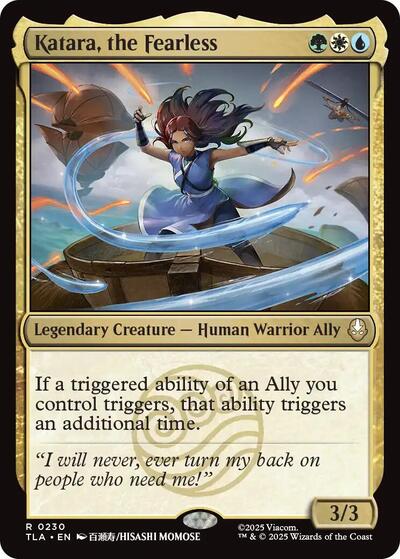 Katara, the Fearless (Avatar: The Last Airbender) Near Mint Foil