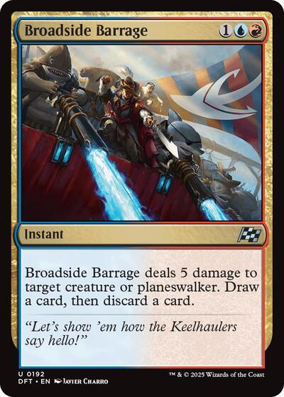 Broadside Barrage (Aetherdrift) Near Mint Foil