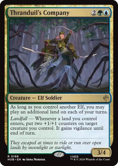 Thranduil's Company (The Hobbit) Near Mint Foil