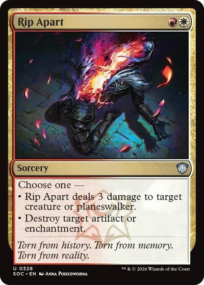 Rip Apart (Commander: Secrets of Strixhaven) Near Mint