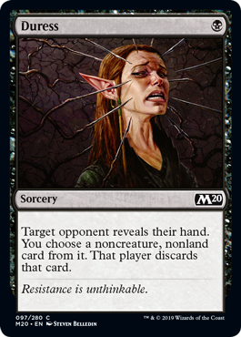 Duress (Magic 2020 Core Set) Near Mint