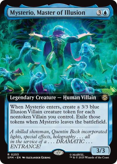 Mysterio, Master of Illusion (Extended Art) (Marvel's Spider-Man) Near Mint Foil