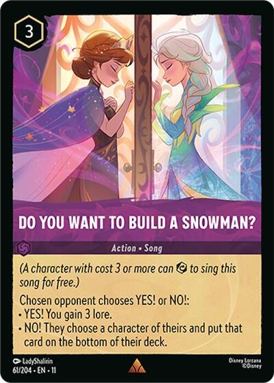 Do You Want To Build A Snowman? (Winterspell) Near Mint