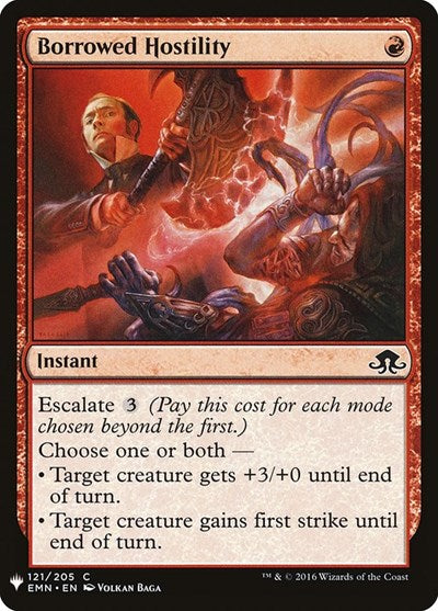 Borrowed Hostility (Mystery Booster) Near Mint