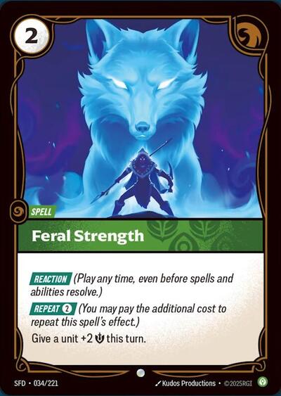 Feral Strength (Spiritforged) Near Mint