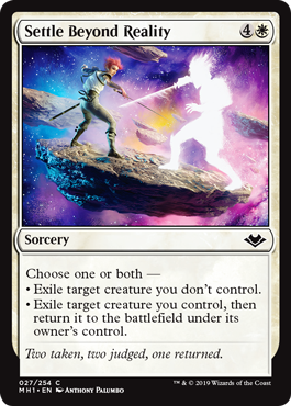 Settle Beyond Reality (Modern Horizons) Near Mint Foil