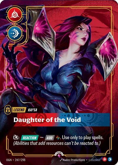 Kai'Sa Daughter of the Void (Metal) (Riftbound Organized Play Promotional Cards) Near Mint Foil