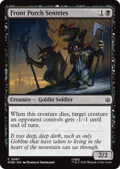 Front Porch Sentries (The Hobbit) Near Mint Foil