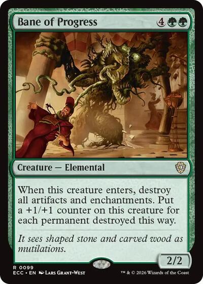 Bane of Progress (Commander: Lorwyn Eclipsed) Near Mint