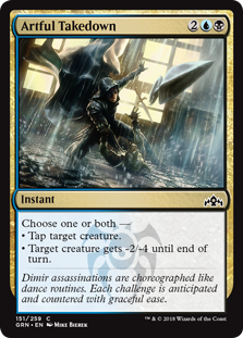Artful Takedown (Guilds of Ravnica) Near Mint Foil