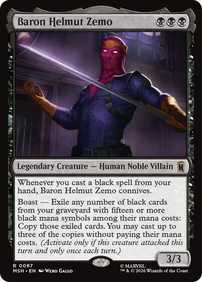 Baron Helmut Zemo (Marvel Super Heroes) Near Mint