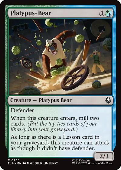 Platypus-Bear (Avatar: The Last Airbender) Near Mint