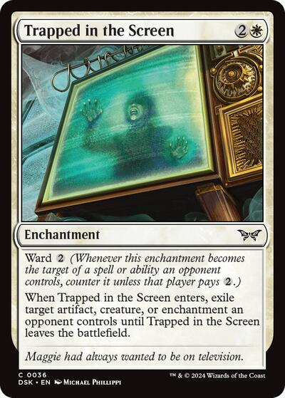 Trapped in the Screen (Duskmourn: House of Horror) Near Mint