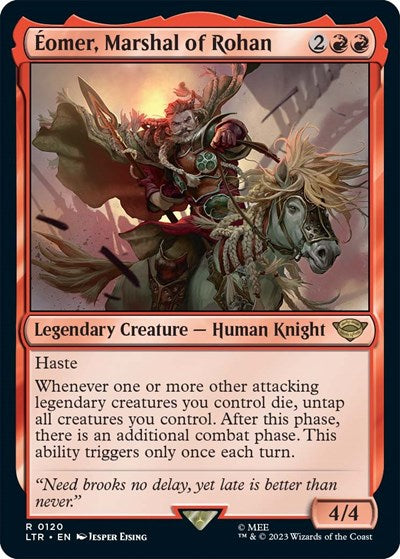 Eomer, Marshal of Rohan (Universes Beyond: The Lord of the Rings: Tales of Middle-earth) Light Play Foil
