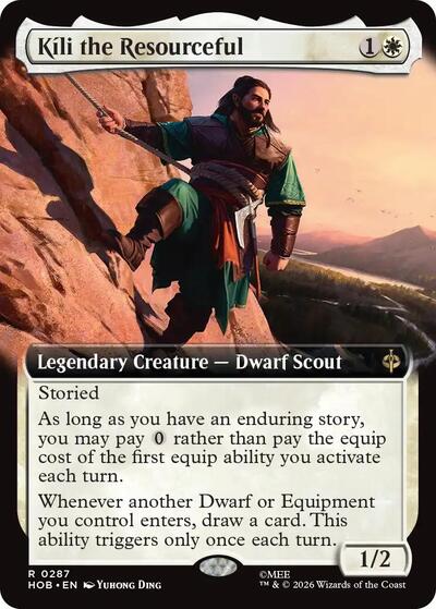 Kili the Resourceful (Extended Art) (The Hobbit) Near Mint Foil