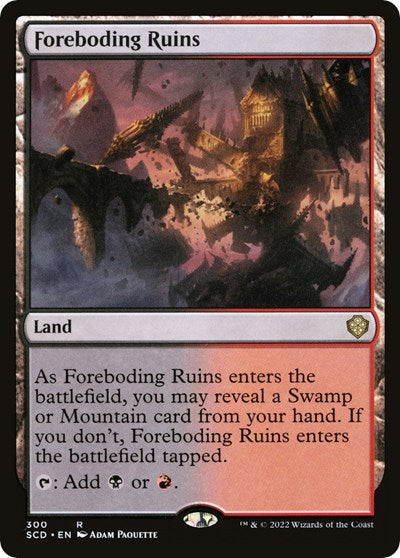 Foreboding Ruins (Commander 2022 Starter Decks) Near Mint