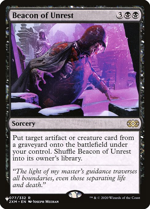 Beacon of Unrest (The List) Near Mint