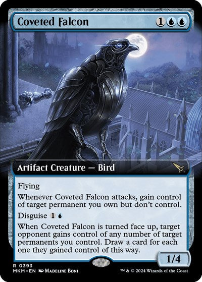 Coveted Falcon (Extended Art) (Murders at Karlov Manor) Near Mint