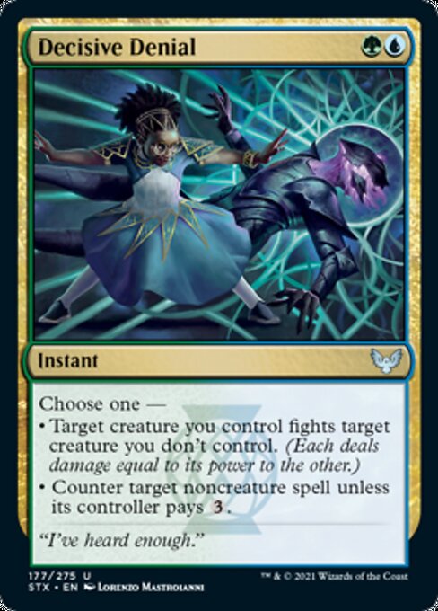 Decisive Denial (Strixhaven) Near Mint Foil