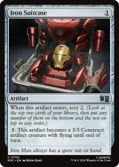 Iron Suitcase (Commander: Marvel Super Heroes) Near Mint Foil